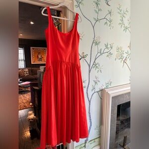 Hutch Dress Maxi Gown Tangerine Dropwaist dress. NWT and never been worn.